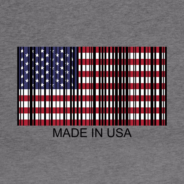 independence day barcode flag usa 4th of july by Typography Dose